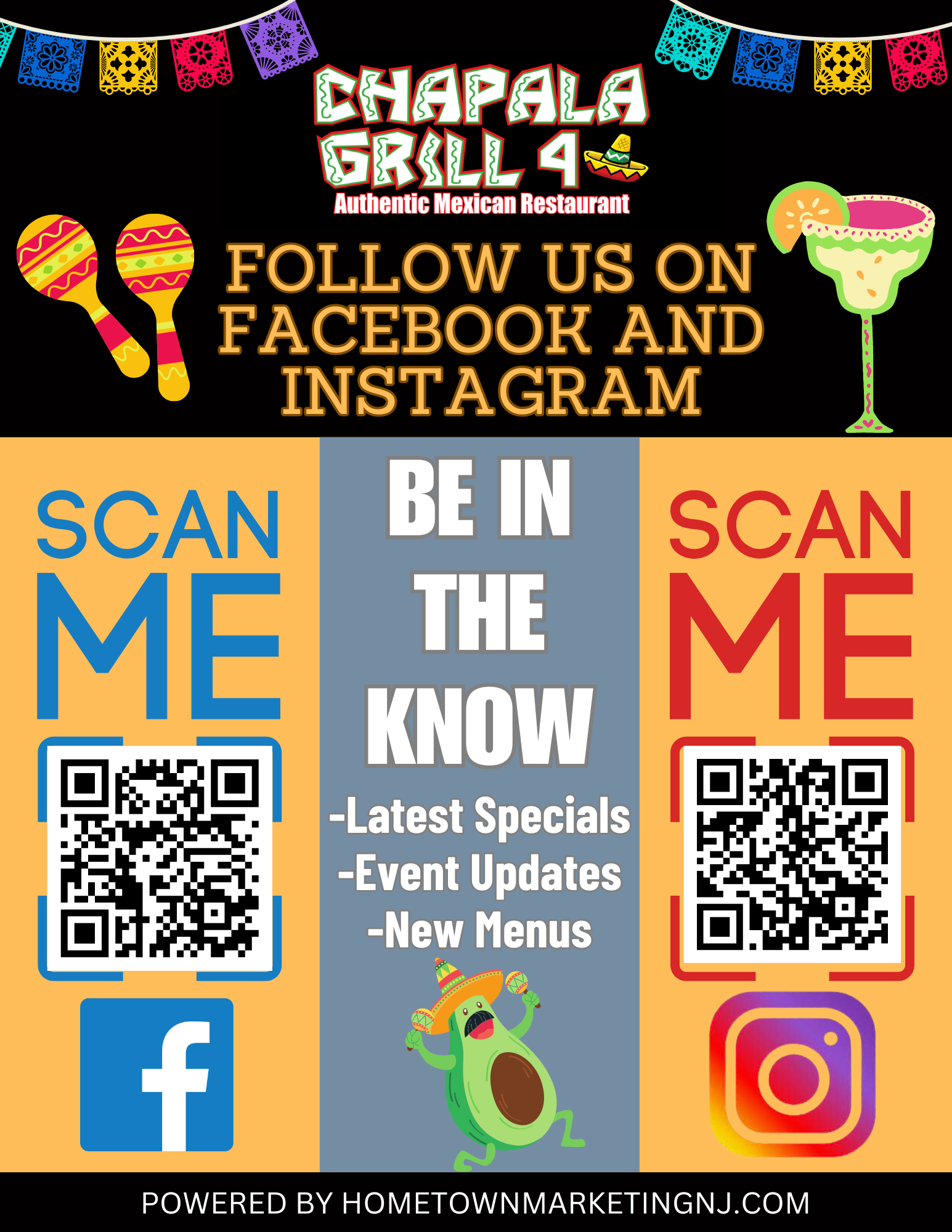 Chapala 4 QR Code Facebook and Instagram